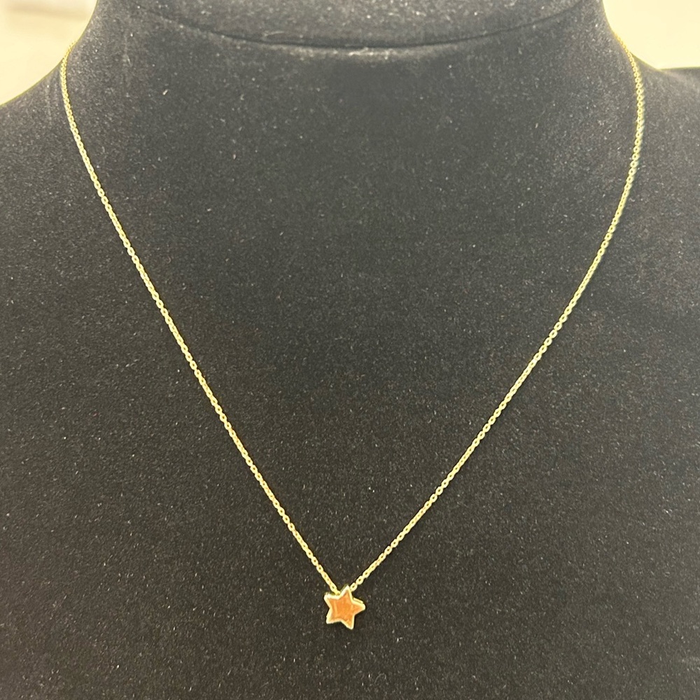 14k Solid Gold Necklace - image 1